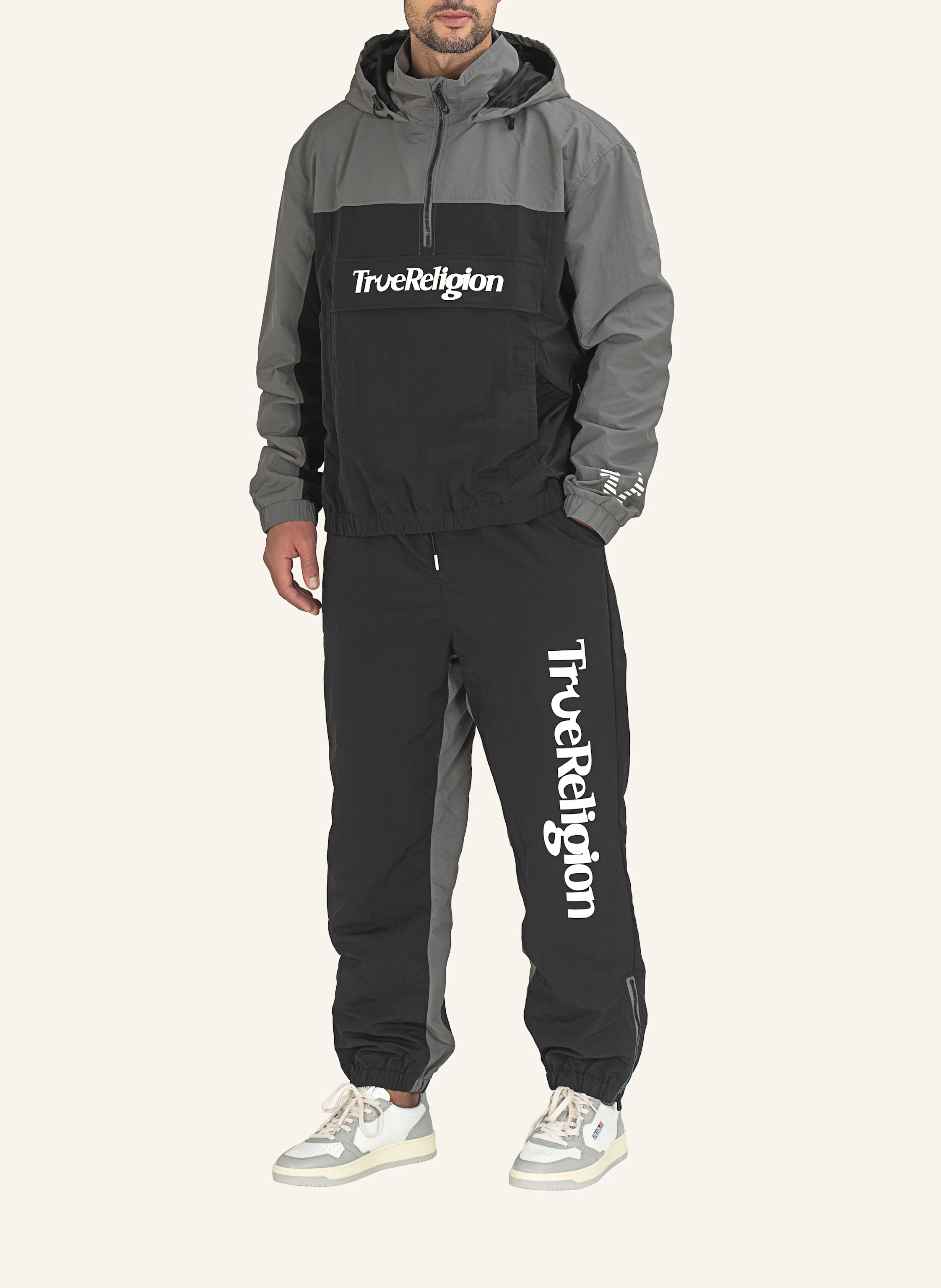 TRUE RELIGION Anorak Jacke COLOR BLOCK