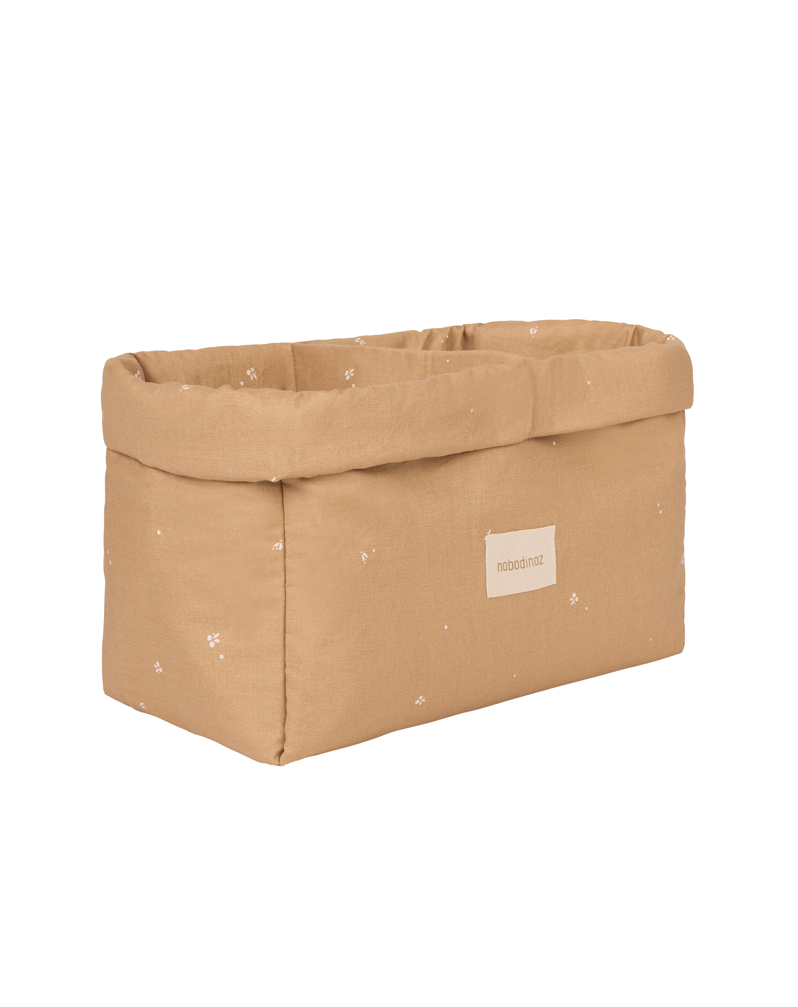 Panier de rangement à deux compartiments stories | Marron