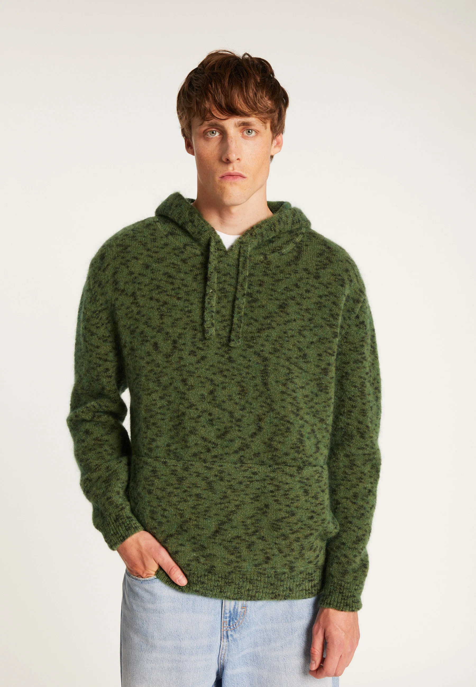 TÉLIOAH24 - Hoodie en mohair | Kaki