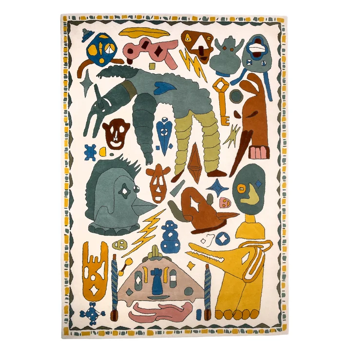 nanimarquina - Troupe Wollteppich, 300 x 200 cm, bunt