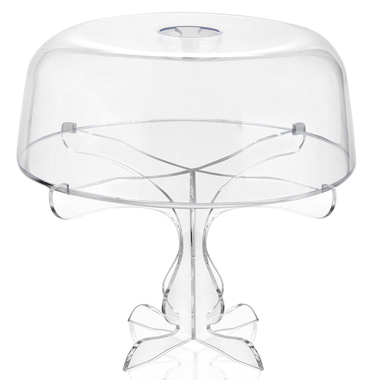 Iplex Support de Gateau Petit format transparent - 29x29x26 cm
