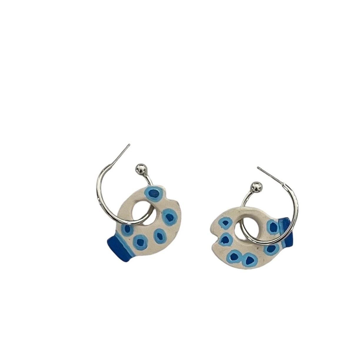 Boucles d'oreilles créoles poisson