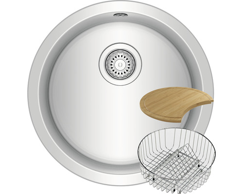 Spoelbakset CENTA Maia 45 450 x 450 mm roestvrij staal 195020004