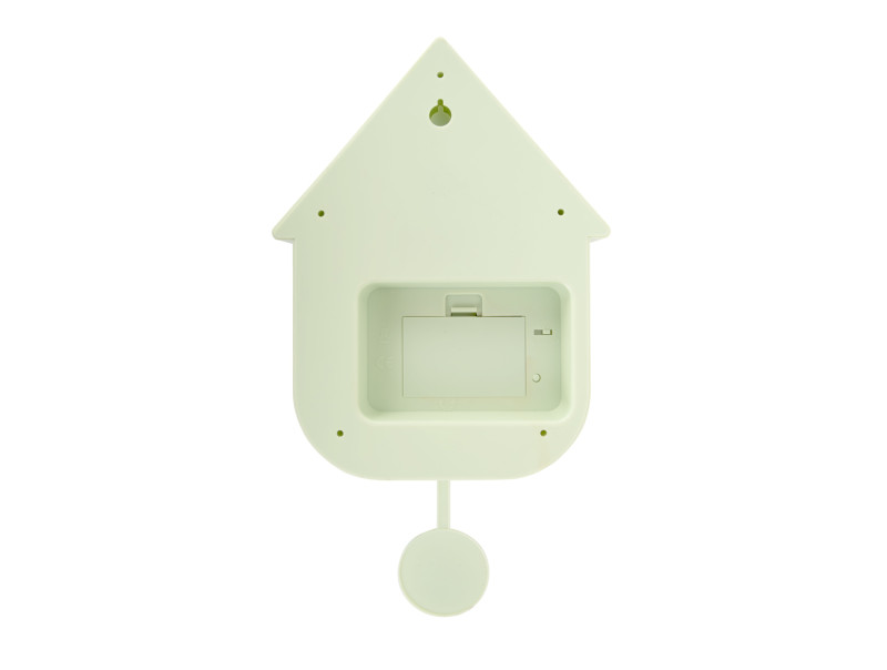 Wall Clock Modern Cuckoo KA5768TB Turquoise blue