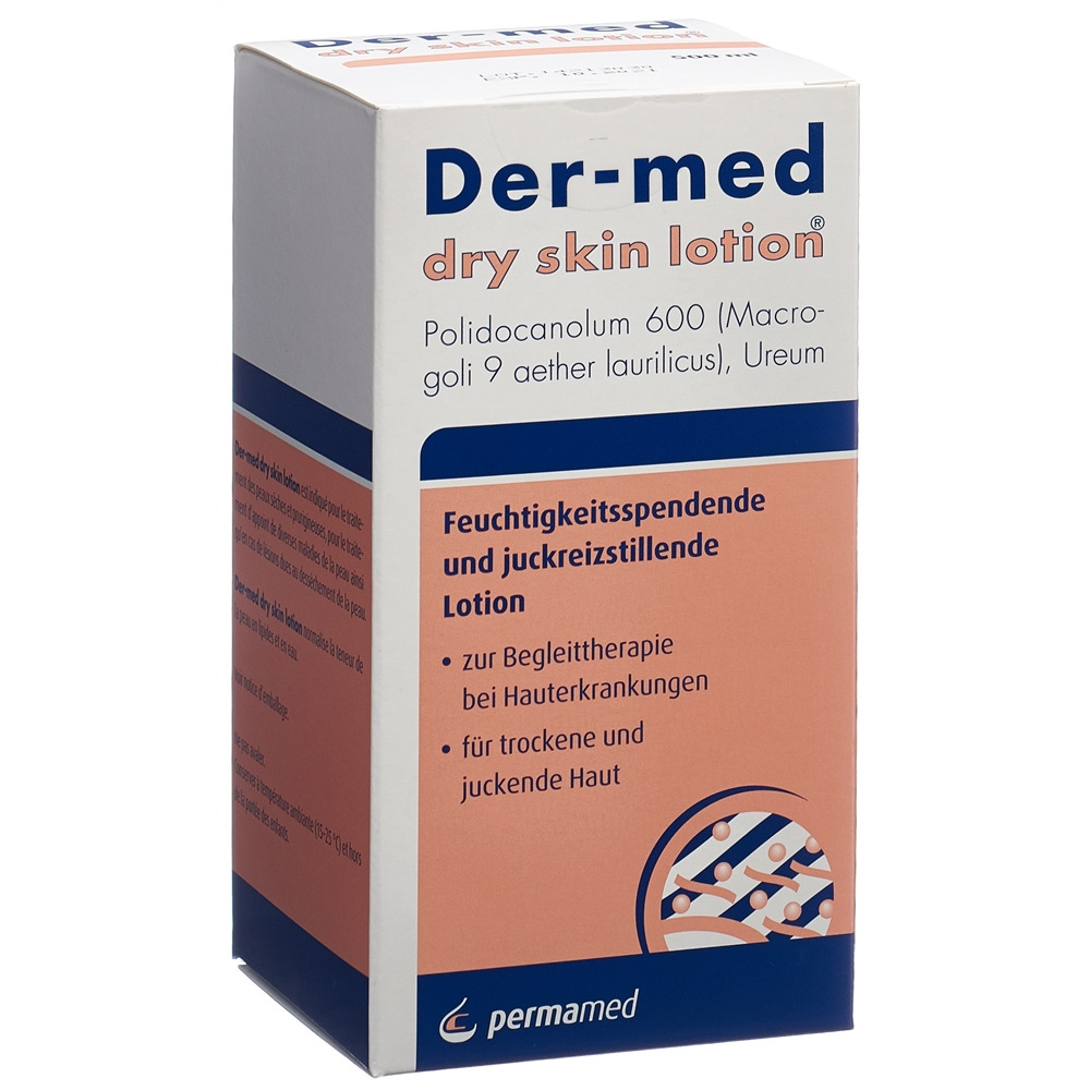 Der-med dry skin Lotion Lot Fl 500 ml
