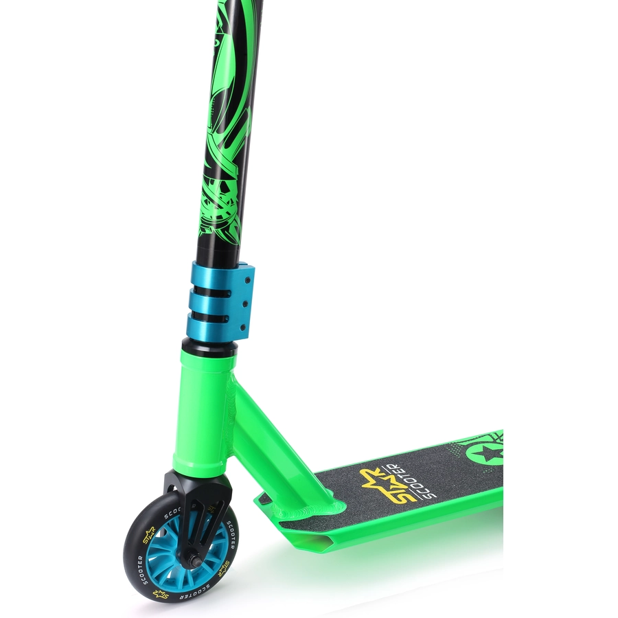 Star Scooter Roller Stunt Trick 110mm Mini grün