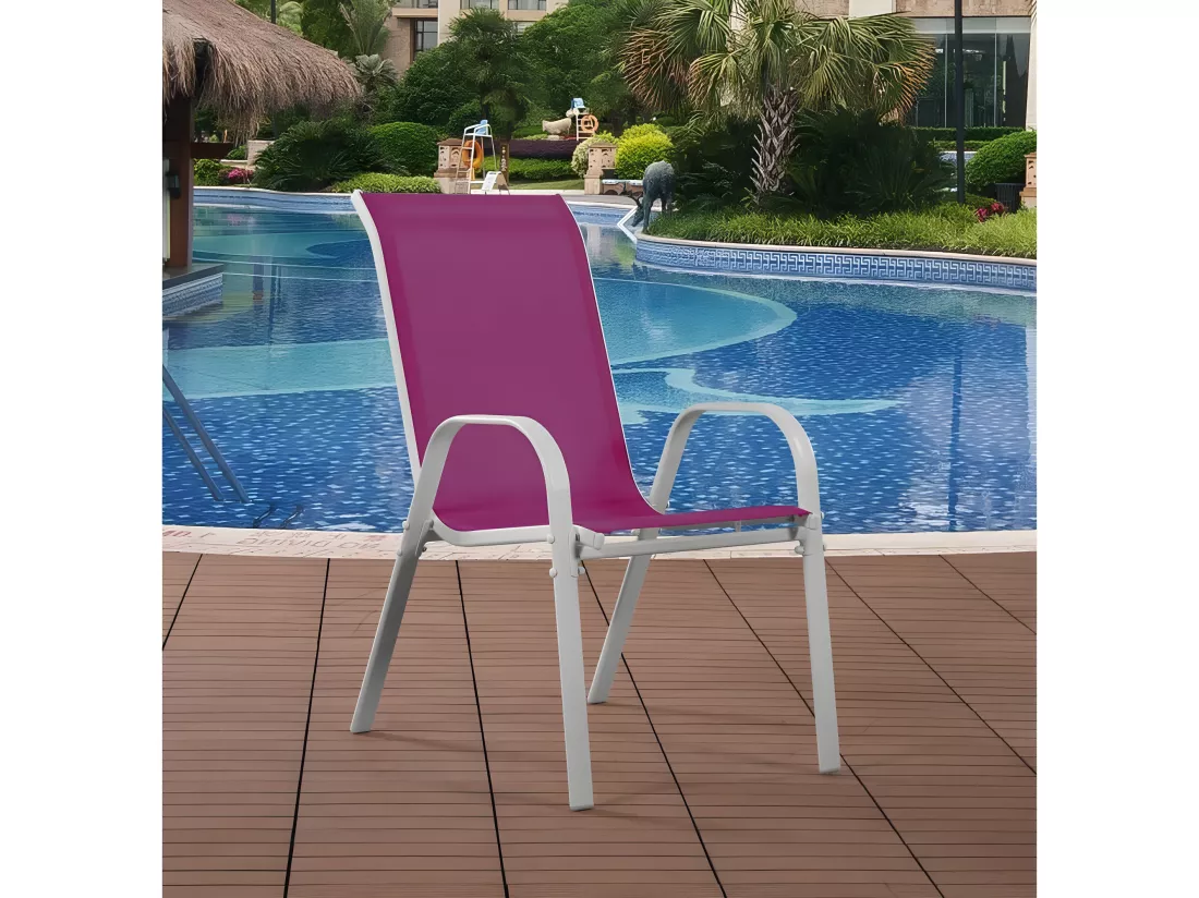 Fauteuil jardin Textilène 