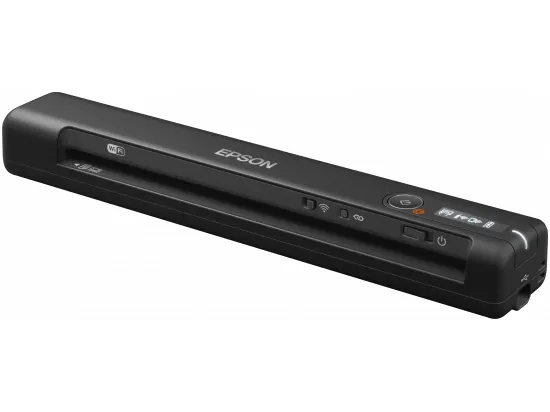 Epson WorkForce ES-60W - Scanner med papirfødning - Contact Image Sensor (CIS) - A4 - 600 dpi x 600 dpi - op til 300 scanninger pr. dag - USB 2.0, Wi-Fi(n)