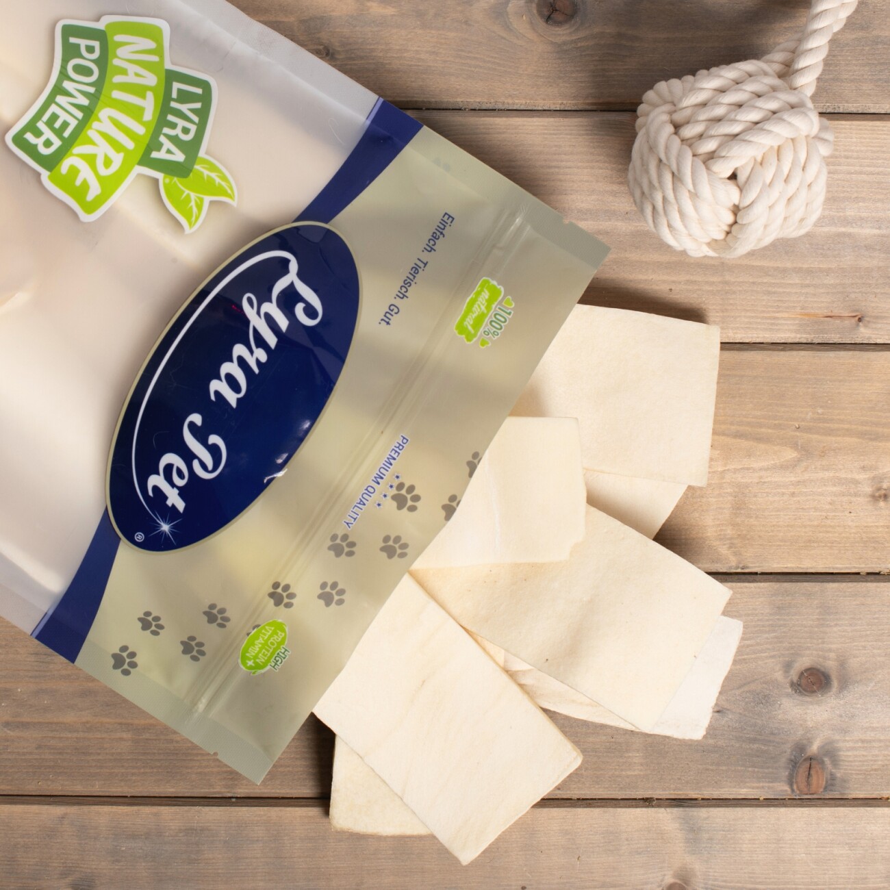 Lyra Pet Kauchips aus Büffelhaut 1 kg