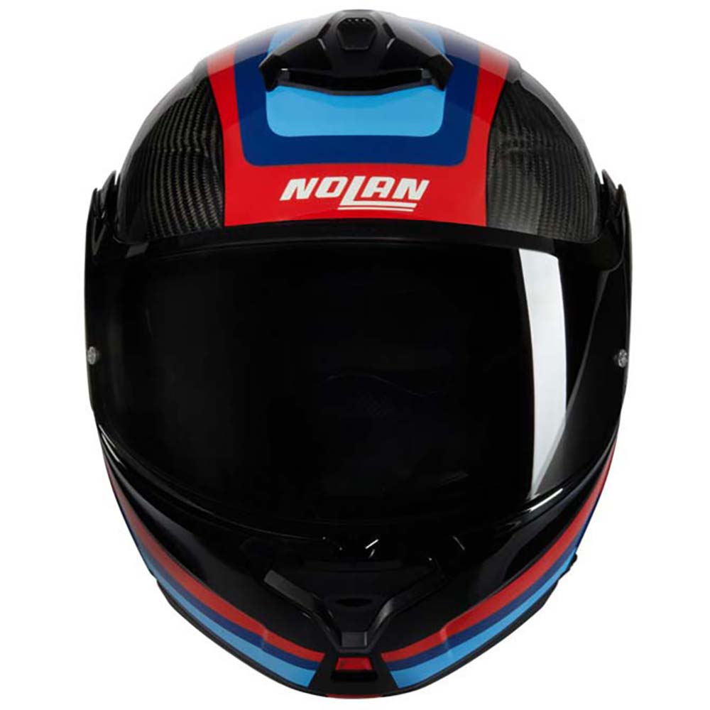 Nolan - Casque X-1005 Ultra Carbon Gran Tour Carbone / Bleu / Rouge / Turquoise / Brillant