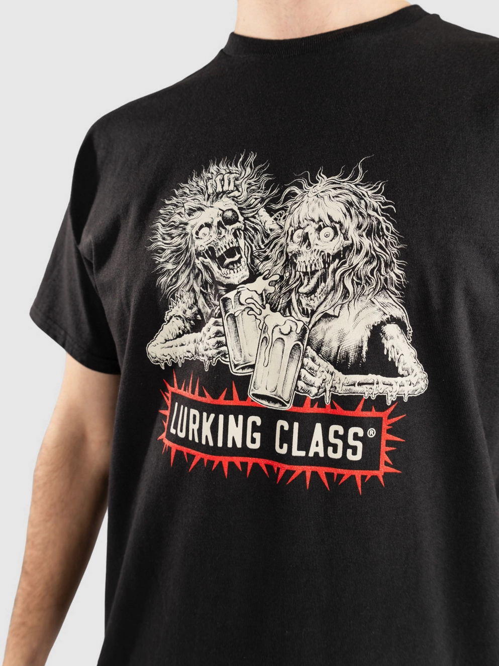 Lurking Class Global Infestation X Stikker Bad Friends T-S black