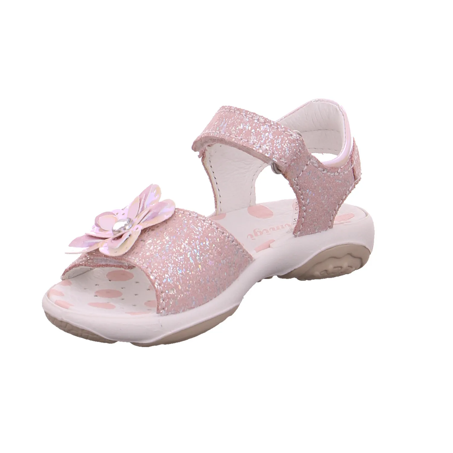 PRIMIGI Kleinkinder-Sandale Rosa Leder  Mädchentraum