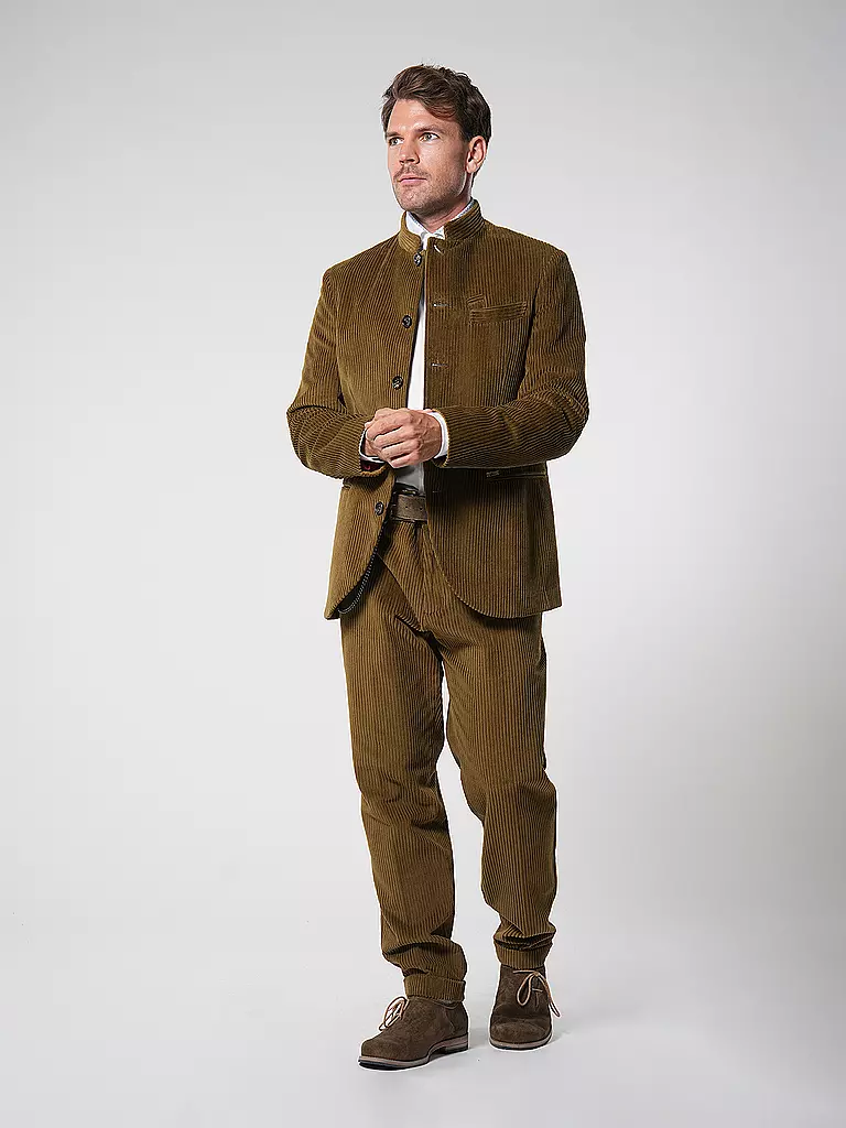 LUIS TRENKER Hose Regular Fit LUBRUNEU  olive