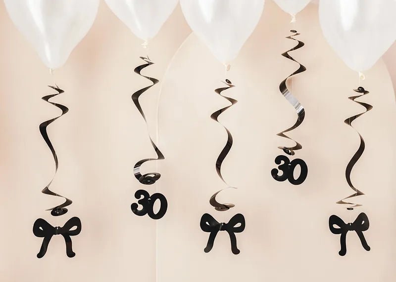 30 Jaar Hangdecoratie 50cm 5st