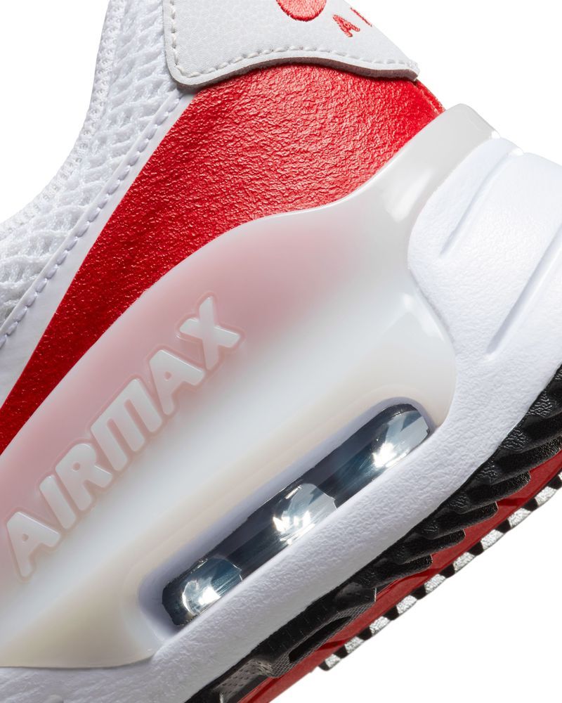 Chaussures Nike Air Max SYSTM Blanc & Rouge pour homme