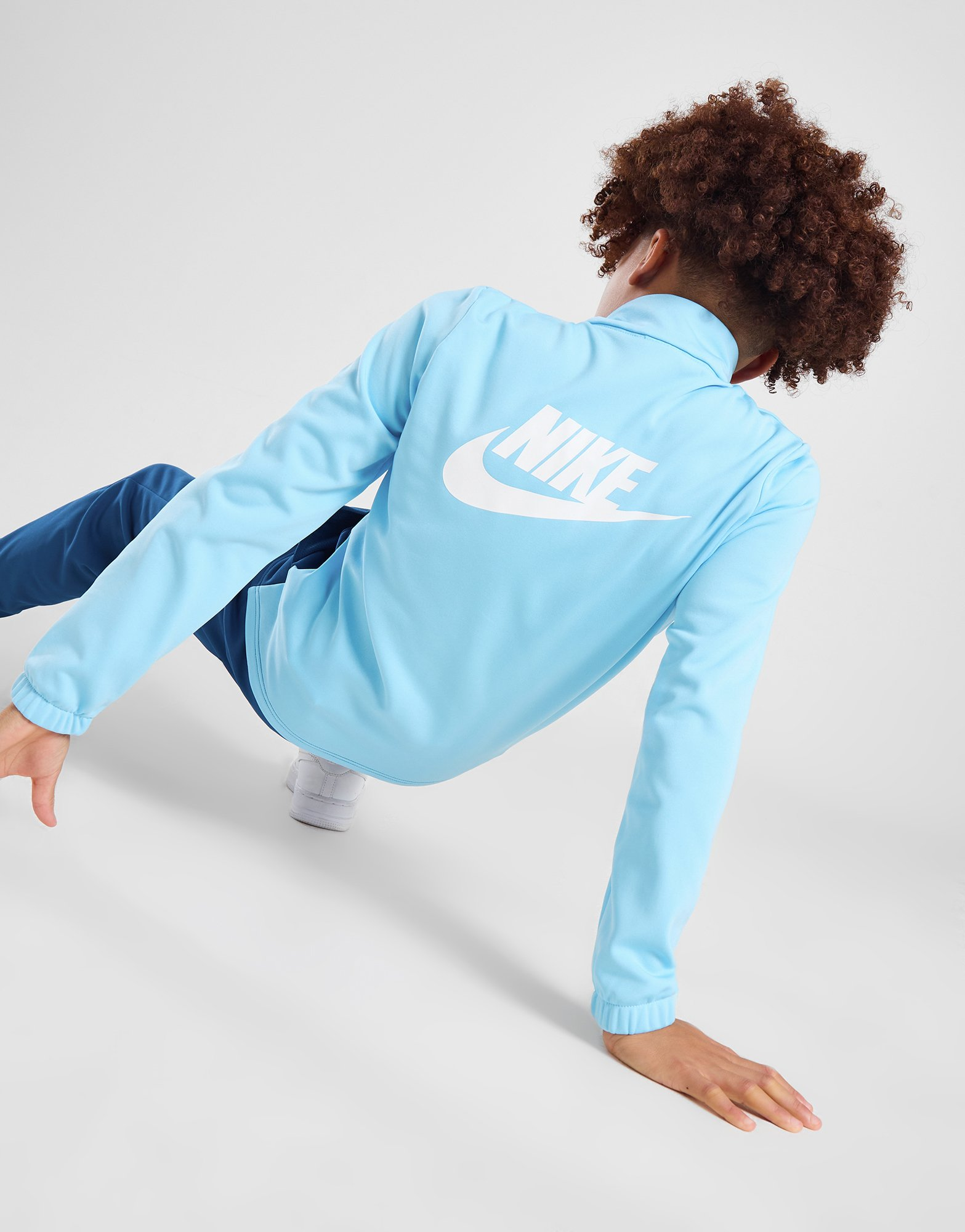 Nike Colour Block Poly Full-Zip Tracksuit Junior