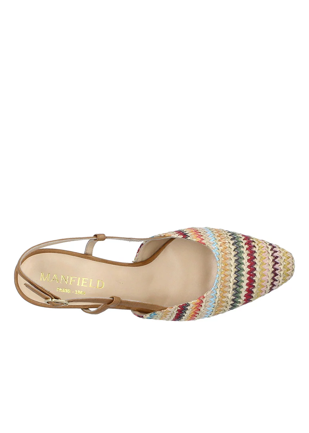 SLING BLACKPOOL RAPHIA MULTICOLORE