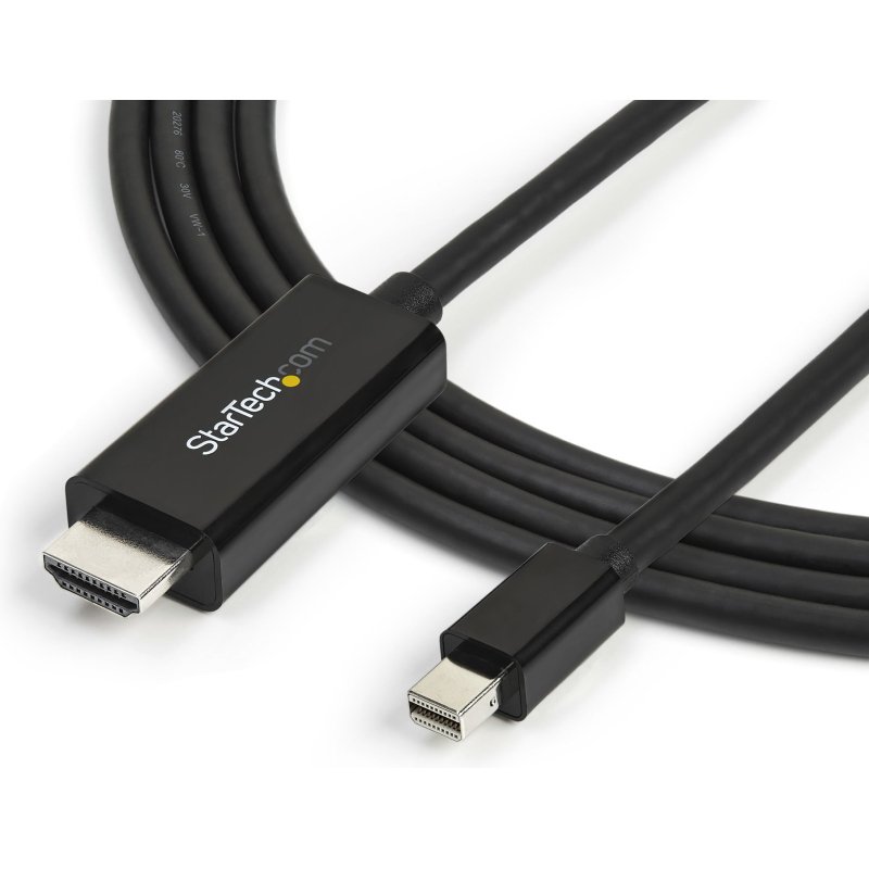 StarTech.com Câble adaptateur Mini DisplayPort vers HDMI de 3 m - 4K 30 Hz - Noir