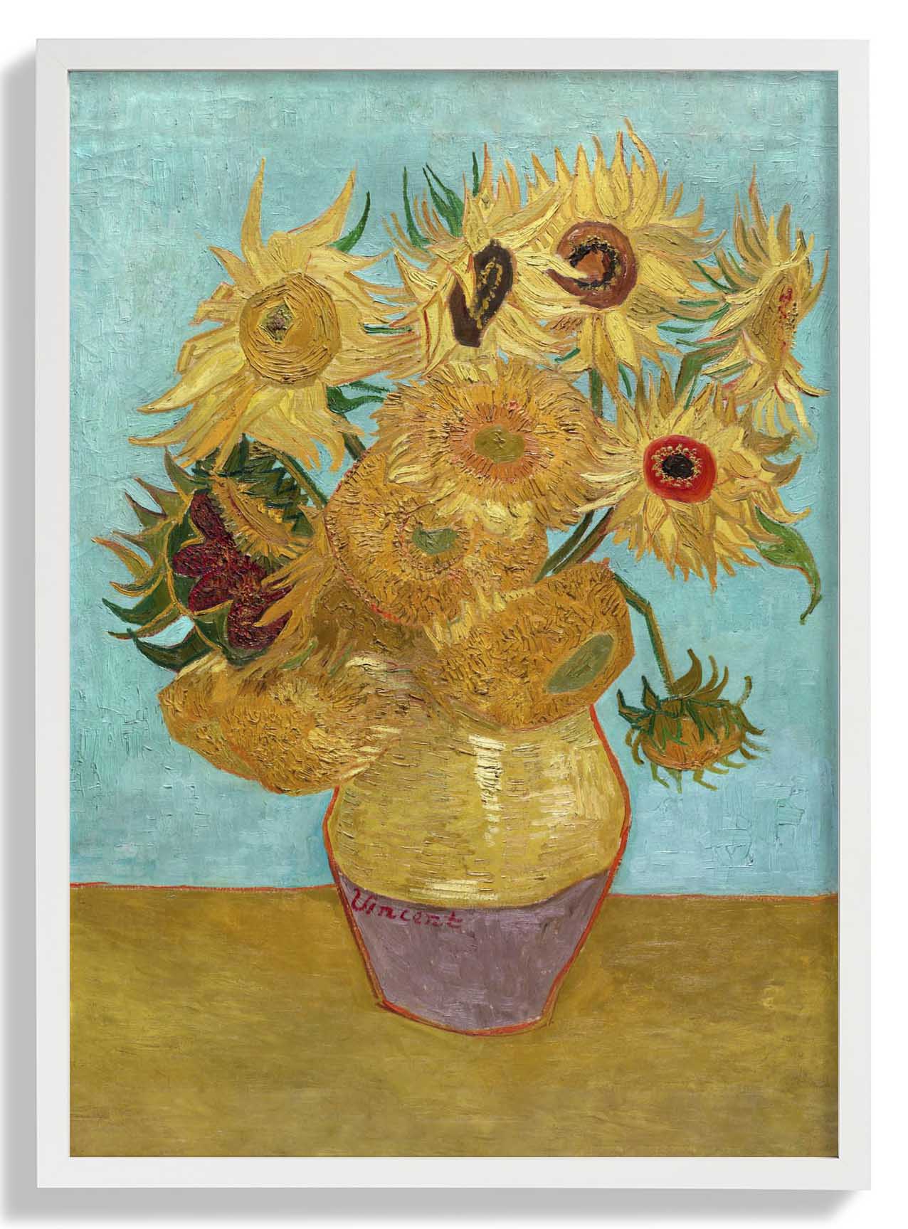 Vase mit zwölf Sonnenblumen von Van Gogh