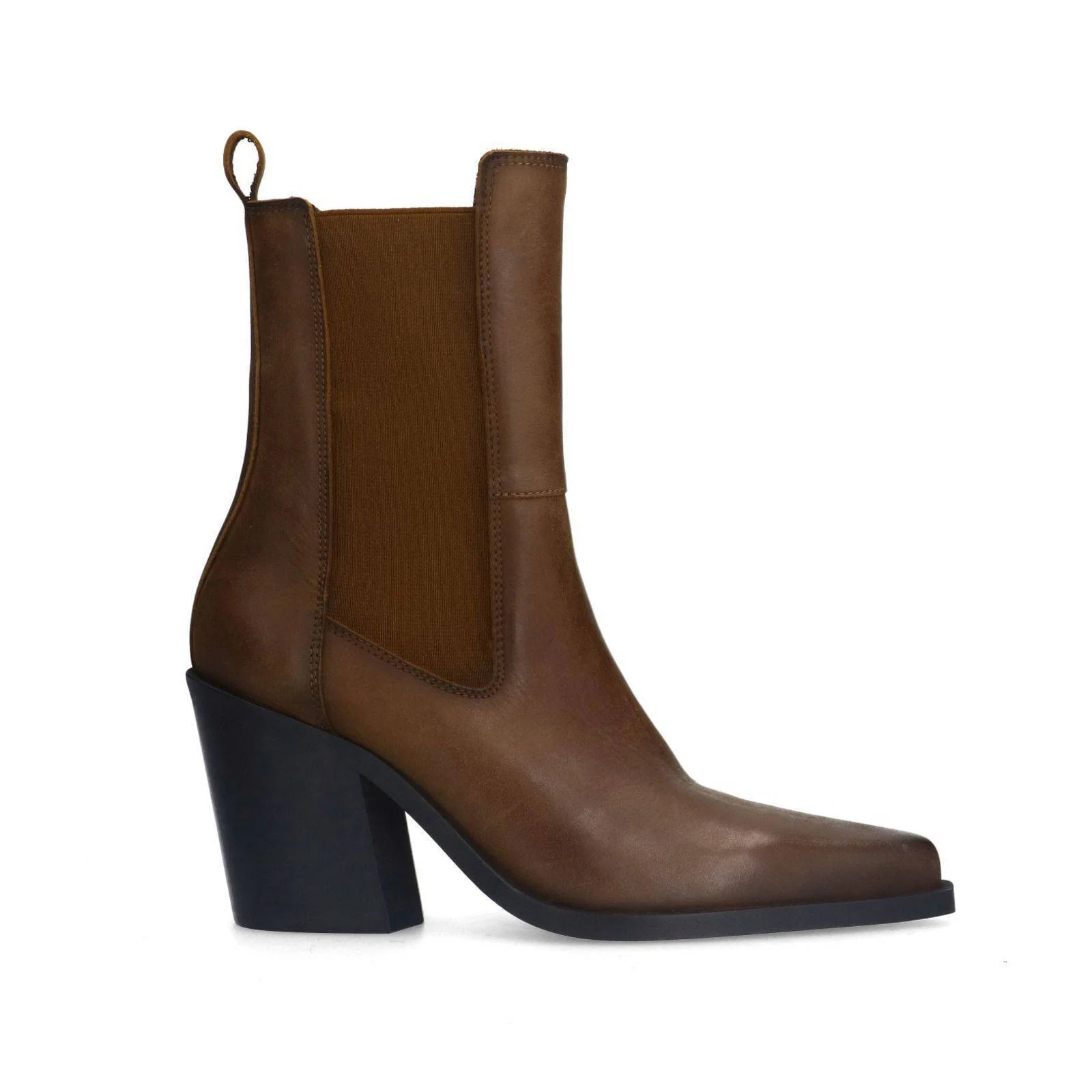 Sacha leren chelsea boots bruin