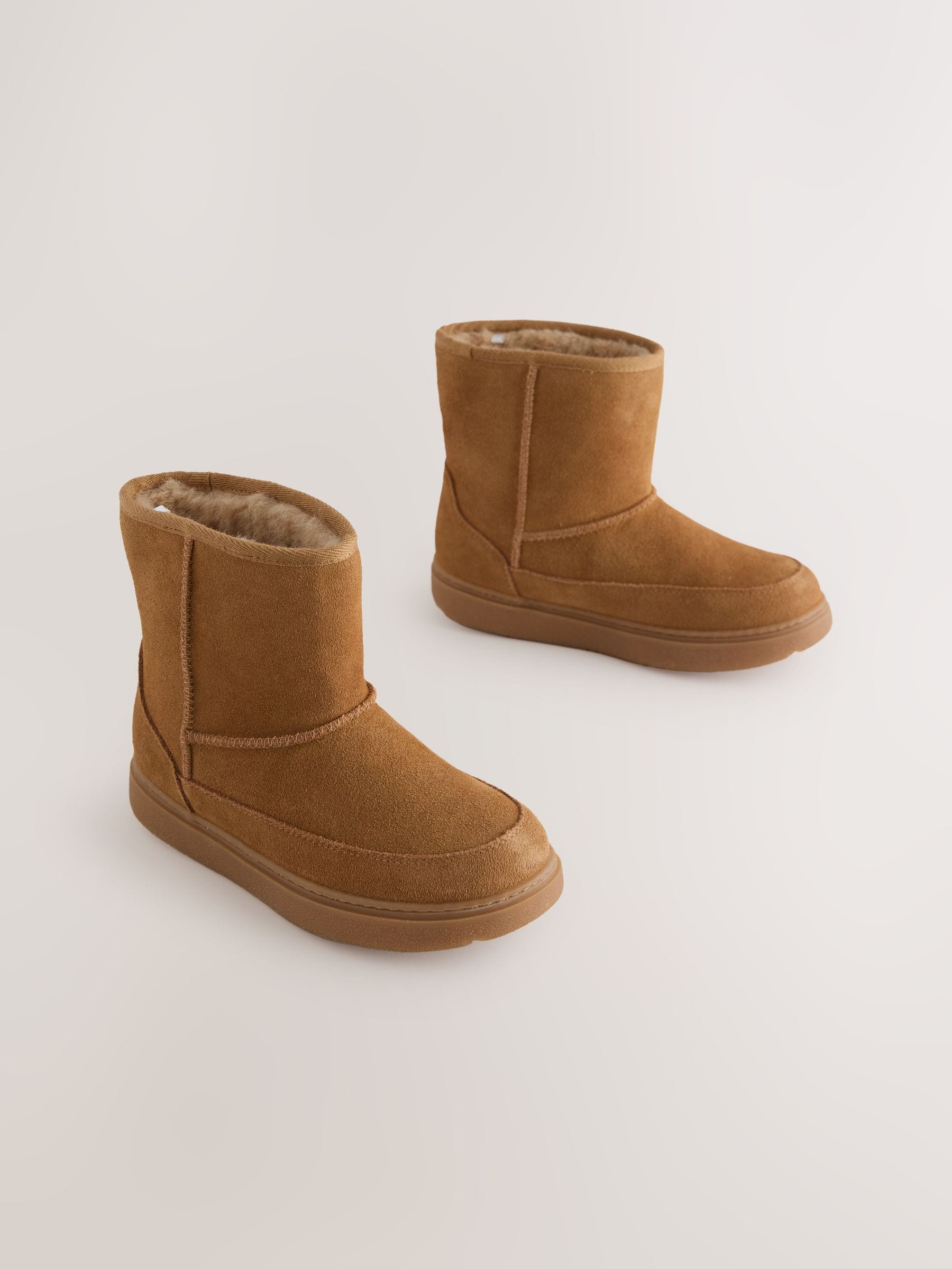 Lichtbruin - Water Repellent Suede Boots