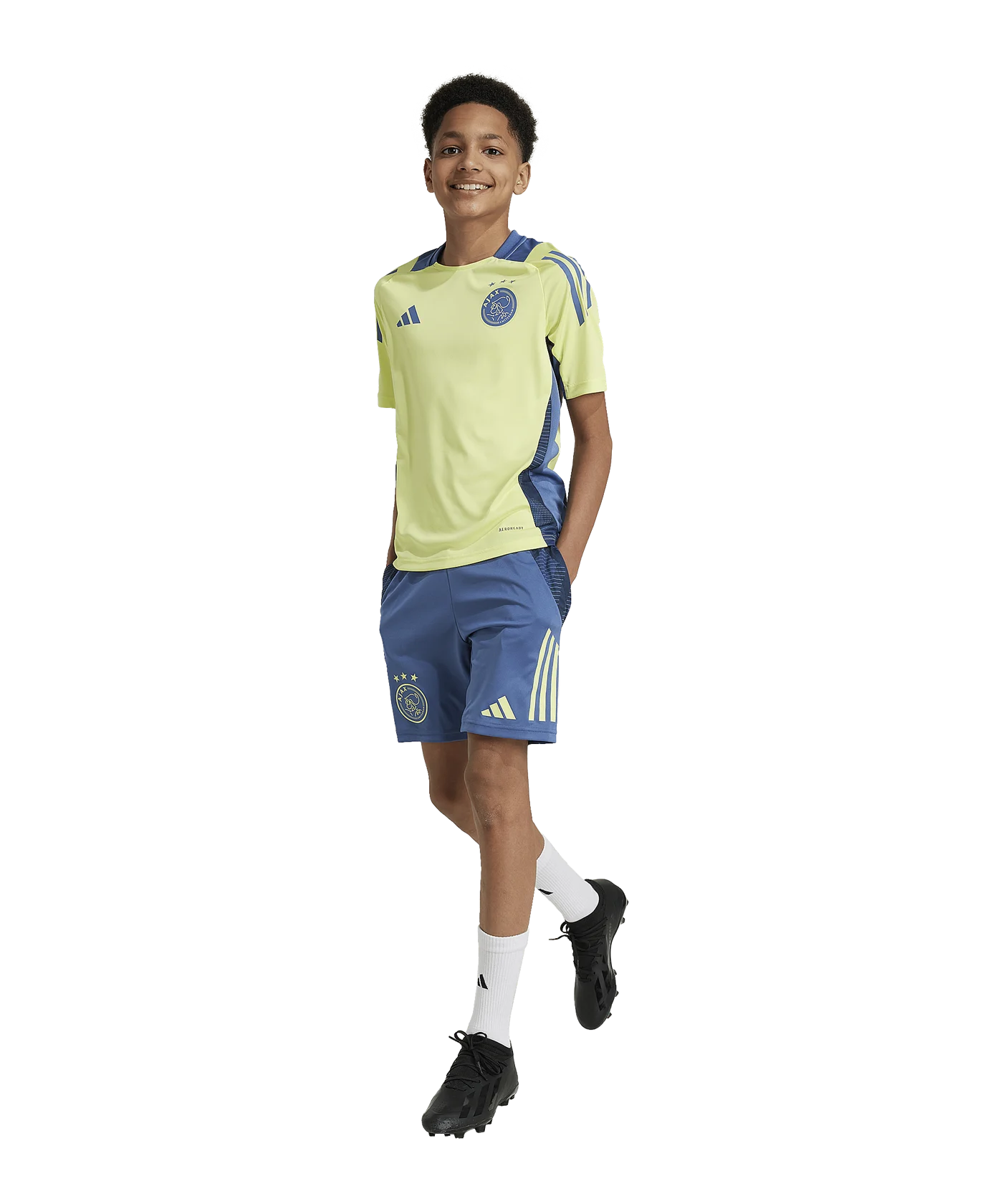 adidas Ajax Amsterdam Short Kids Blau