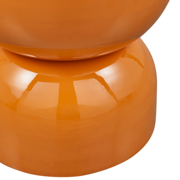 WOOOD bijzettafel Hekla oranje metaal ø 32 cm