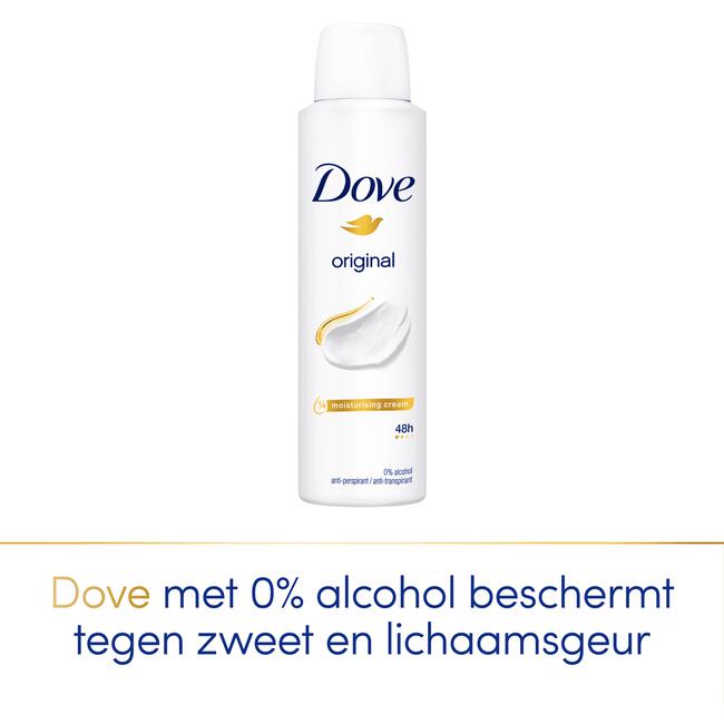 Dove Original Anti-Transpirant Deodorant Spray 150 ML
