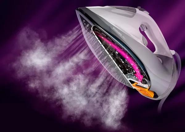 [OUTLET] - Philips Azur GC4901 - Dampstrygejern med automatisk afbrydelse - såleplade: SteamGlide Elite - 2800 W