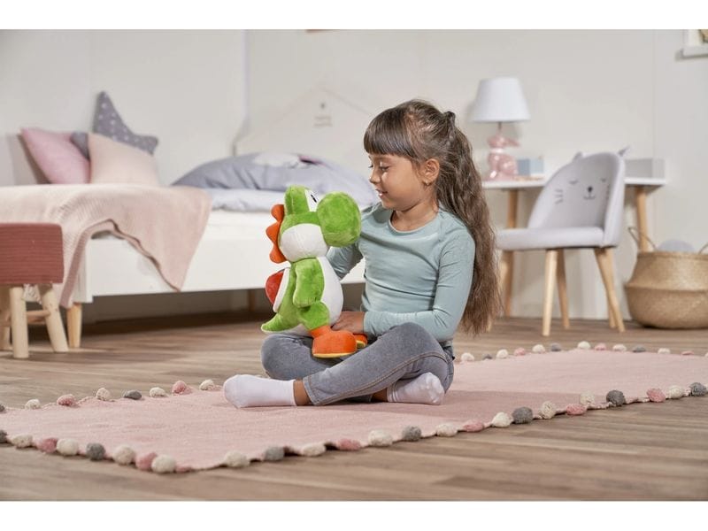 Simba Plüsch SuMa Yoshi Plüsch 30 cm Kuschelweiche Nintendo-Plüschfigur