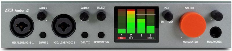 ESI Audiotechnik - Amber i2 - Audio-interface - Zilver - 24-Bit/192kHz USB-C