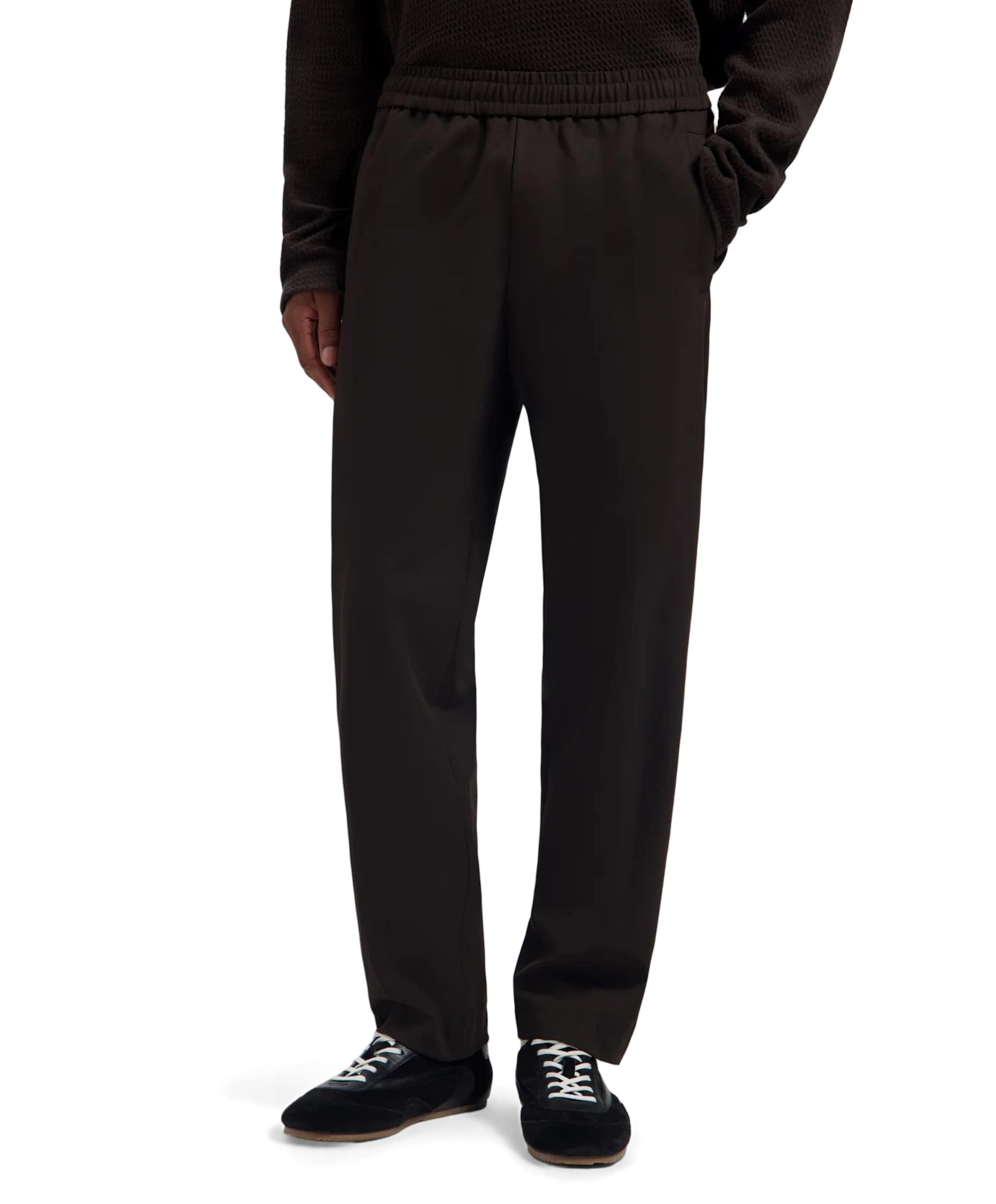 Olaf Slim Elasticated Pant heren pantalon bruin