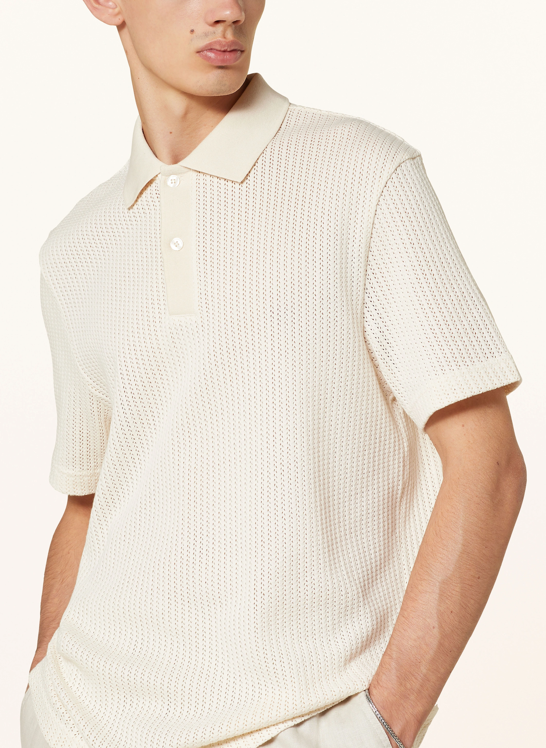 SAMSØE  SAMSØE Strick-Poloshirt SAJASE