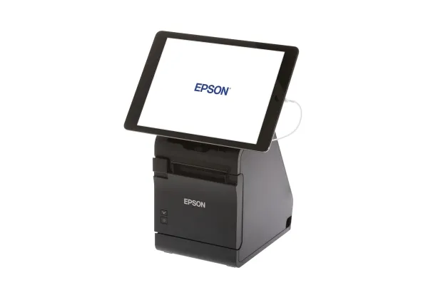 Epson TM m30II-S (011) - Kvitteringsprinter - termisk linje - Rulle (7,95 cm) - 203 x 203 dpi - op til 250 mm/sek. - USB 2.0, LAN, USB 2.0 vært, Lightning - skærer - hvid