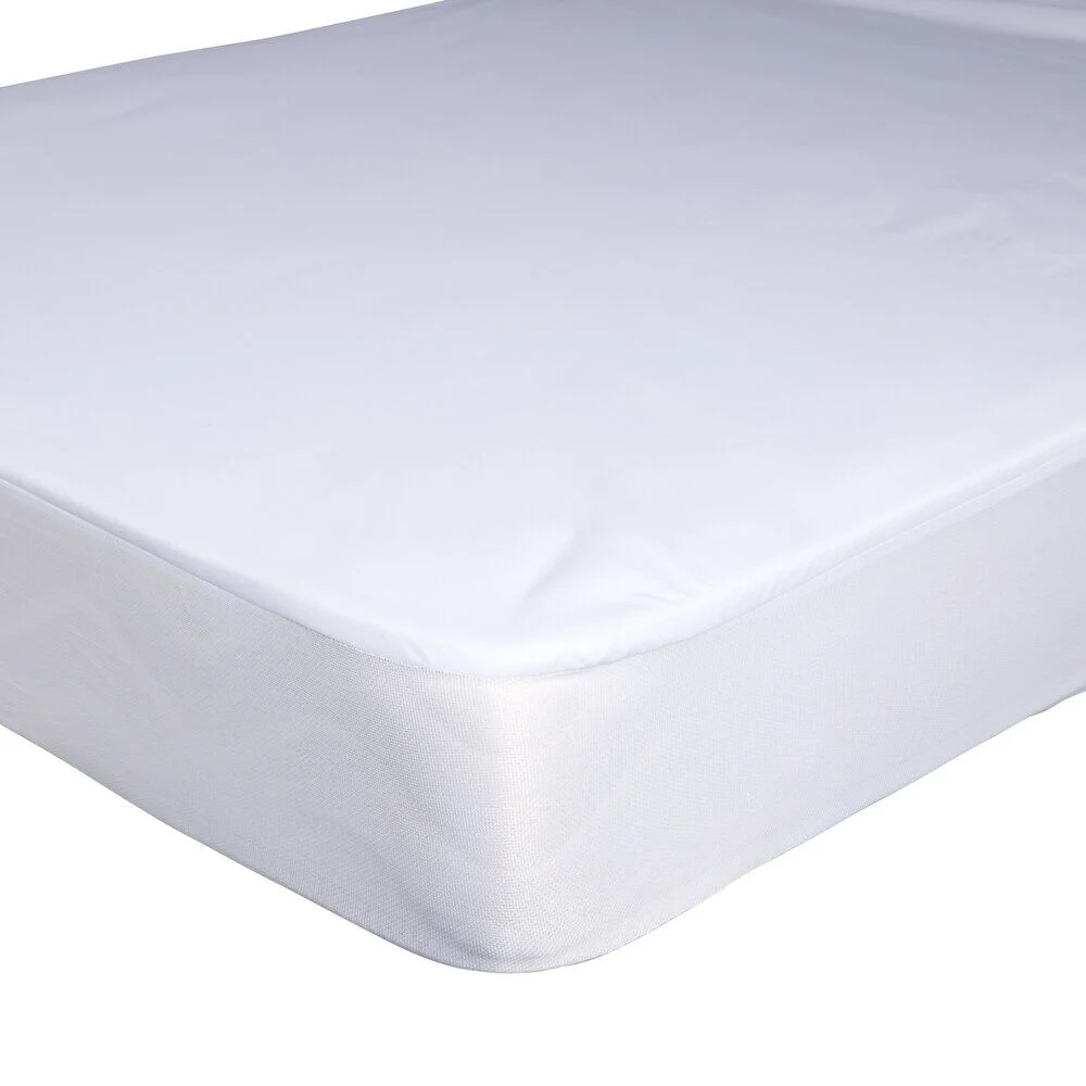 Protège-matelas anti-punaises jersey 160x200x25cm polyester blanc