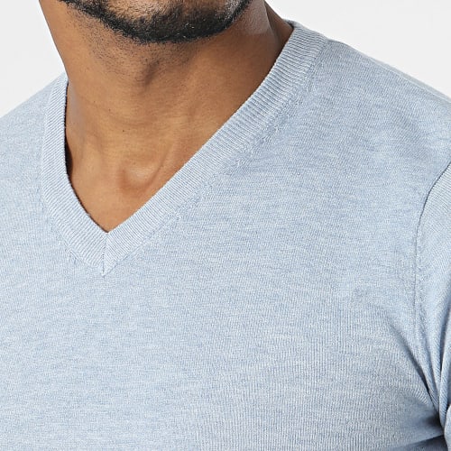 Pull Bleu Clair Chiné