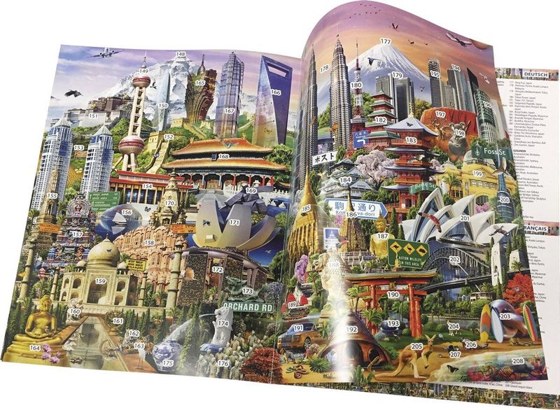 Grote Legpuzzel - 42000 stukjes - De wereld Rond  - Educa Puzzel