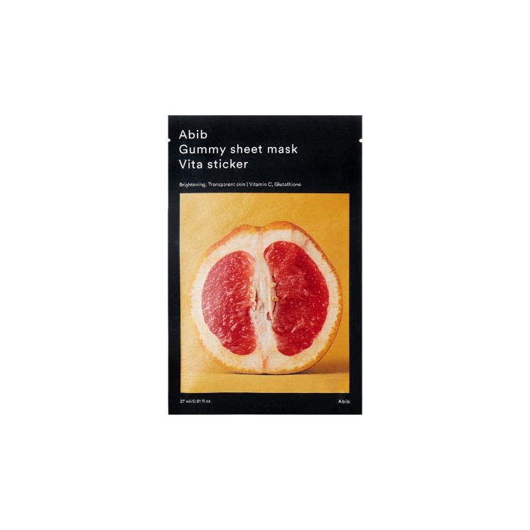 Abib Gummy Sheet Mask Vita Sticker leuchtende Tuchmaske 27 ml