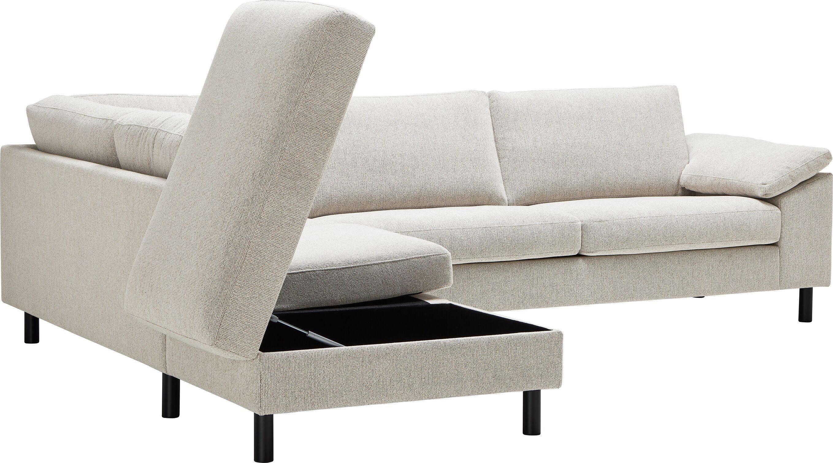 DIENER Ecksofa - Natur / B: 277.0 cm x T: 225.0 cm x H: 81.0 cm
