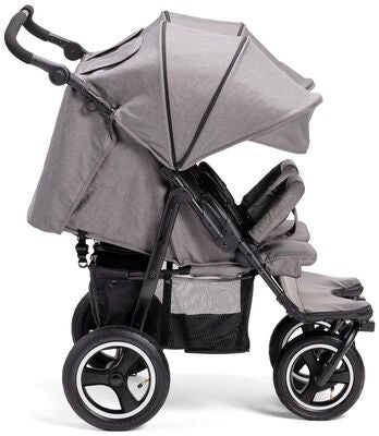 Beemoo Swing Søskenvogn, Grey Melange
