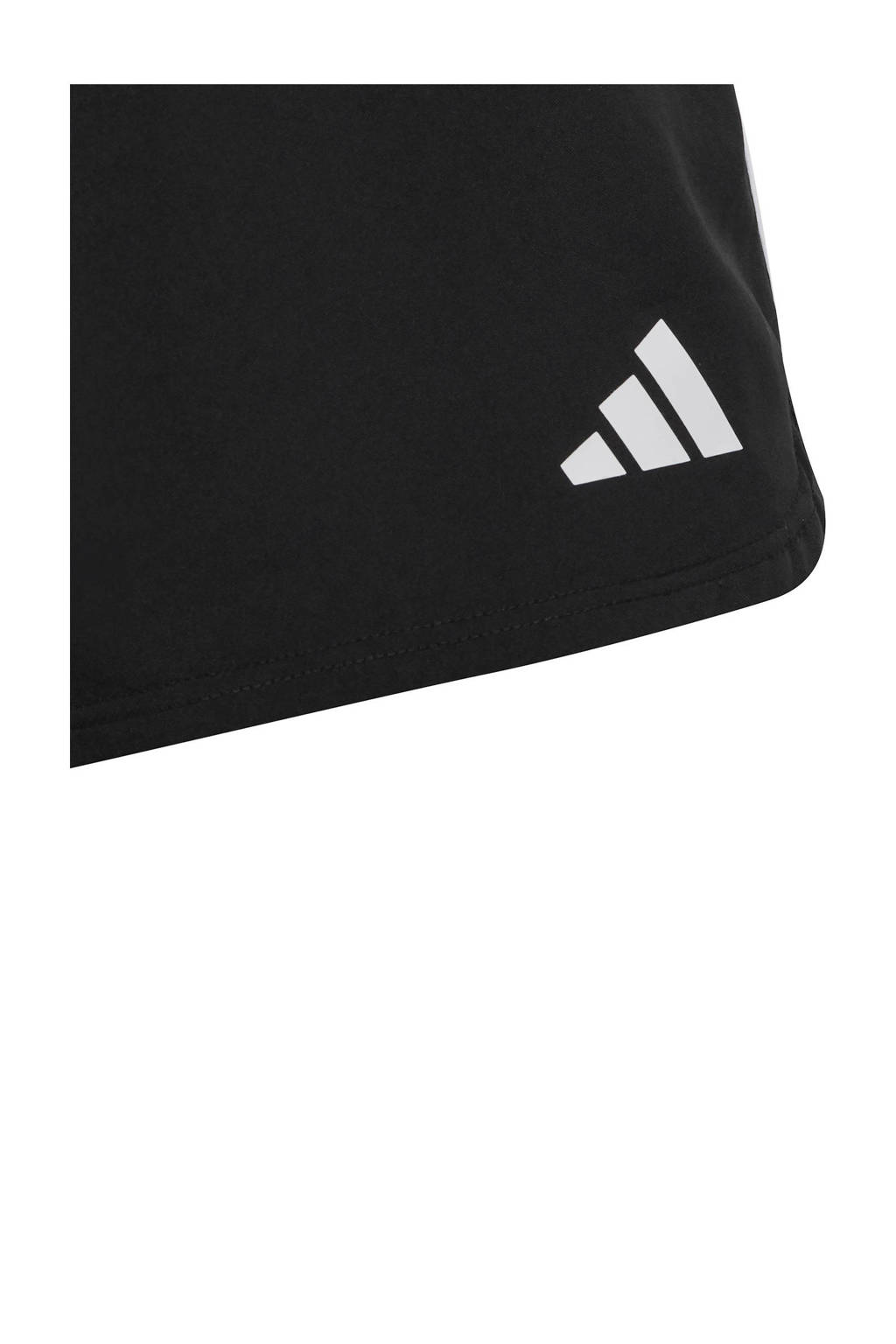 adidas regular fit short met logo zwart/wit