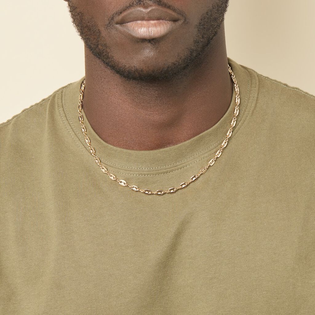 Collier William Plaqué Or Jaune