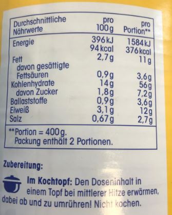 ja! Ravioli Bolognese 800g MHD:31.10.26