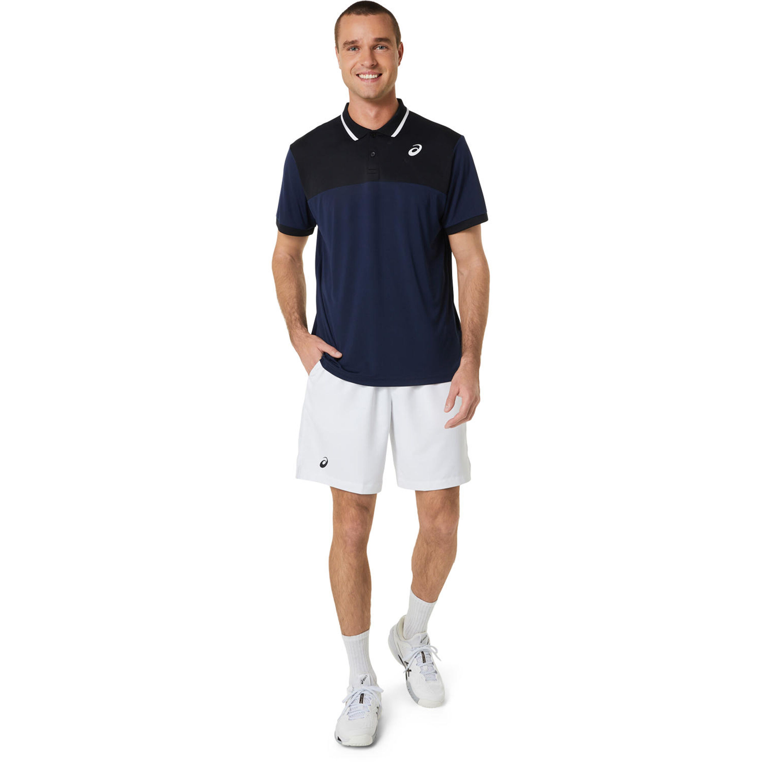 ASICS Court 9in Shorts Hommes - Blanc