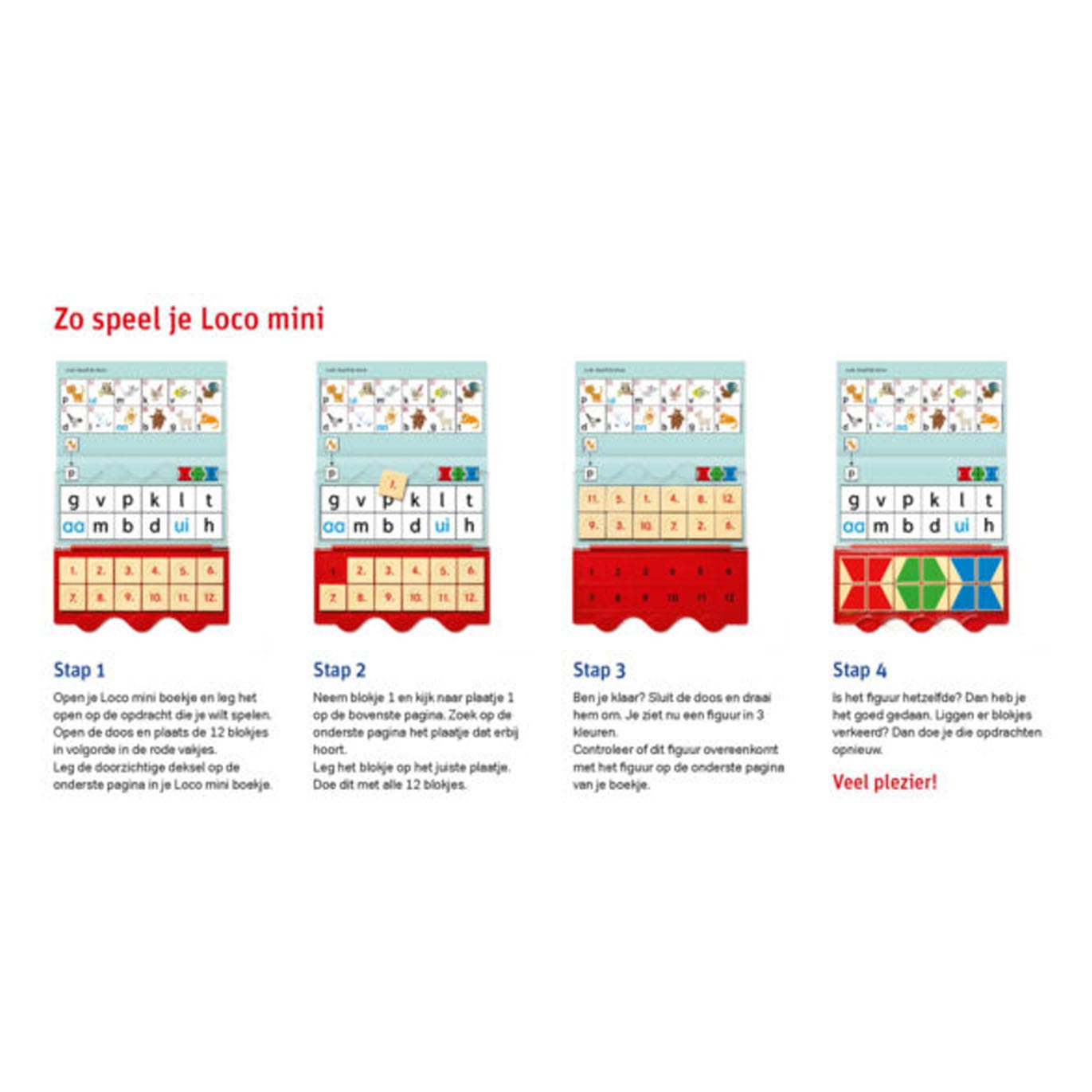 Mini Loco - Rompompom Pakket Taal & Lezen (4-6 jaar)
