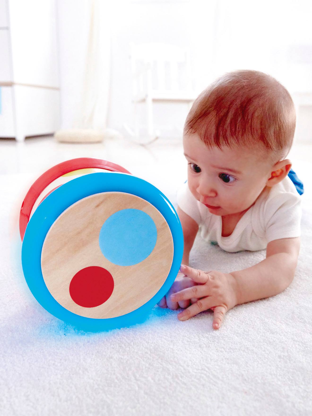 Tambor de bebê vermelho HAPE
