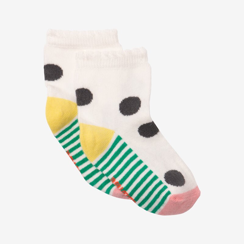 Chaussettes bébé fille maxi pois beige Catimini Beige