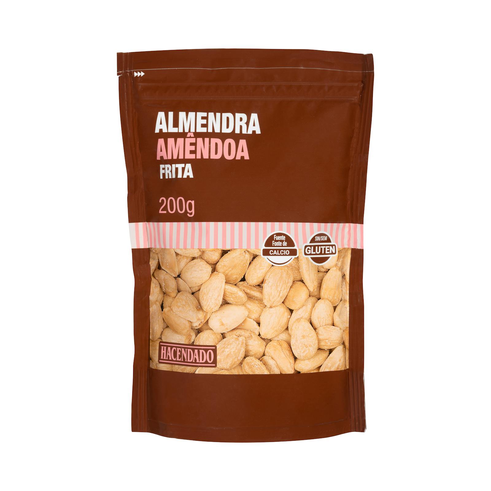 Amandes pelées frites et salées Hacendado