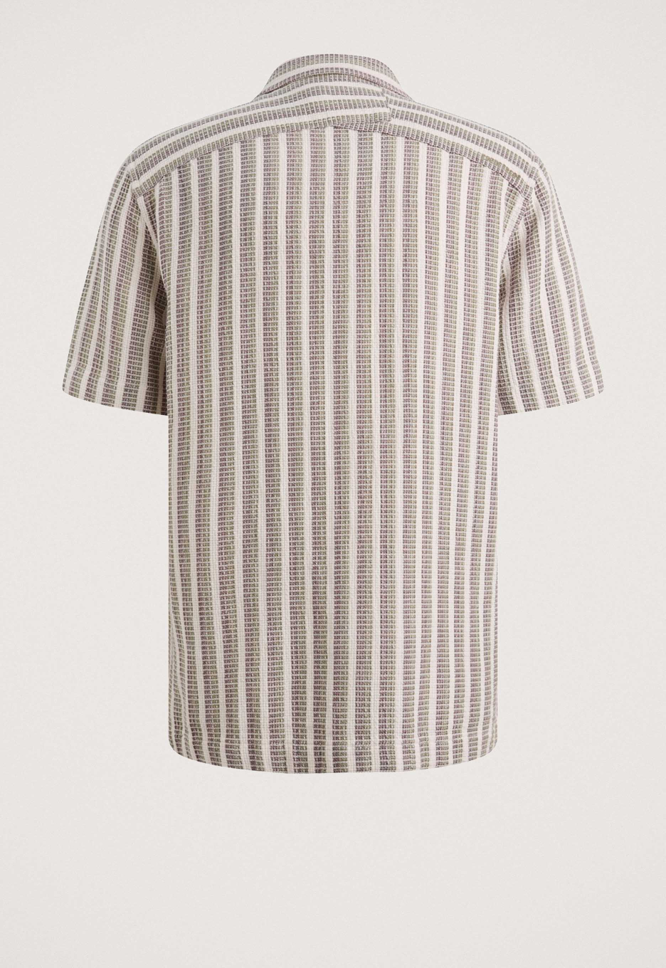 Cast Iron Stripe Mesh Overhemd