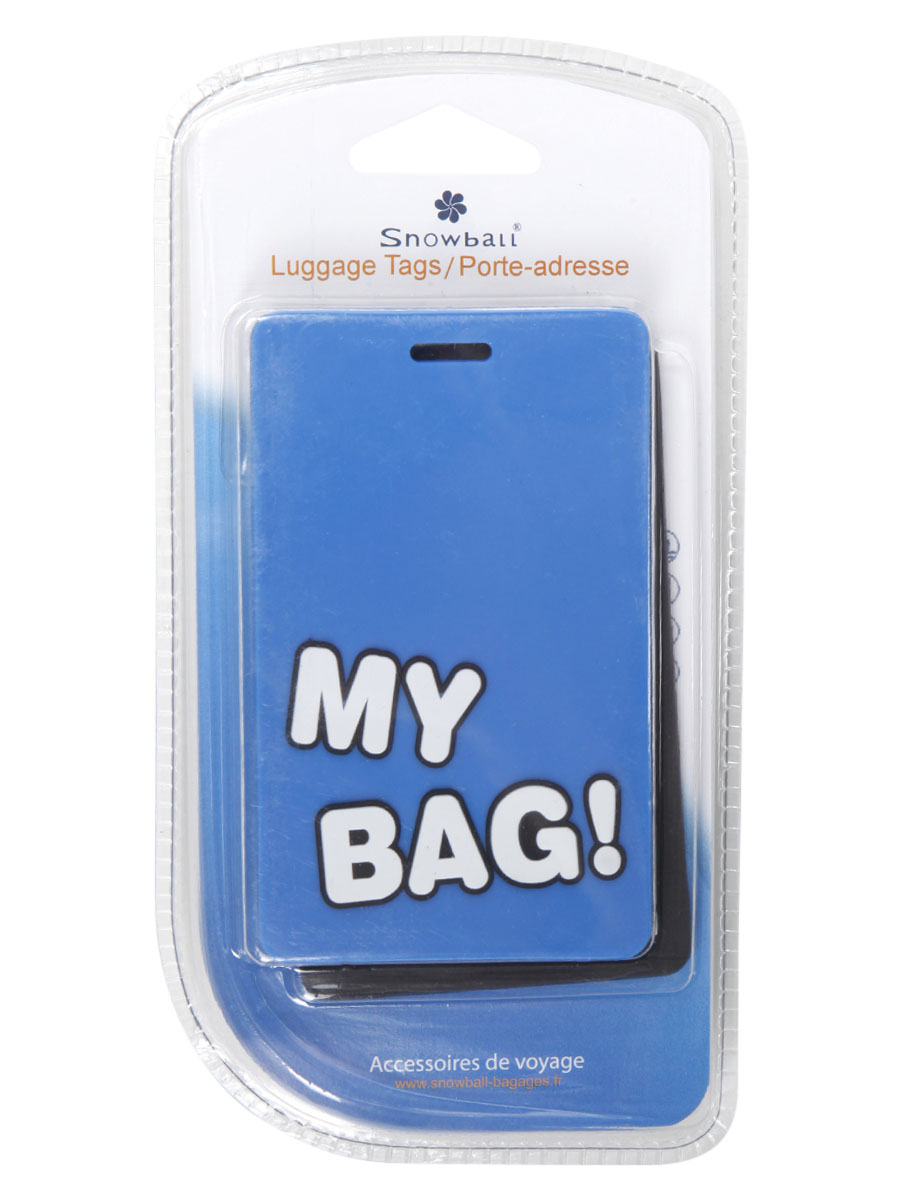 Set de 2 porte-adresses Snowball My Bag